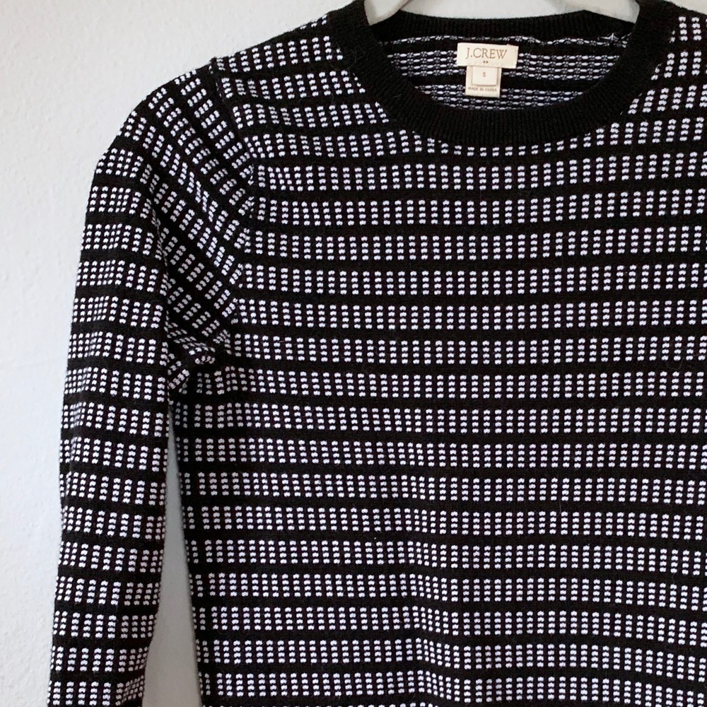 J.Crew Black and White Sweater